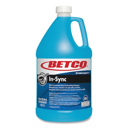 Betco Dishwashing Detergent, Bottle, Liquid, Fresh Ozonic 18510400